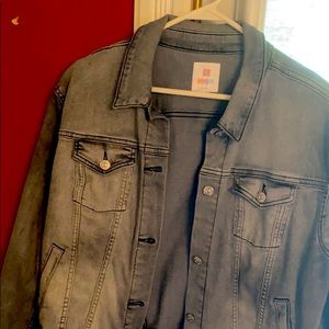 Lularoe Gray Jean Jacket